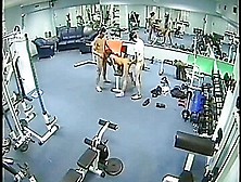Amateur Voyeur With Threesome Having Dirty Fucking In The Gym
