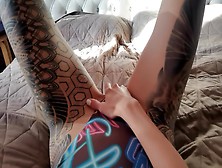 Tattoo Girl Masturbates Pussy With Fingers Pov