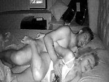 Night Vision Camera Caught An Amateur Wife Being Intimate With Another Man