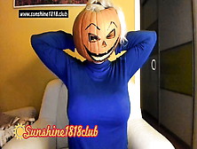 Happy Halloween Sexy Big Tits Pumpkin Spooky Night