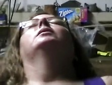 Slutty Four-Eyed Large Bewitching Woman Bitch Has A Loose Fur Pie Which Needs A Big Tool
