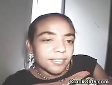 Black Crack Whore Sucks White Dick