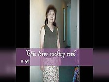 Chie Loves Sucking Cock,  50's Matured School Teacher