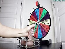 Cbt Spinning Mystery Wheel Femdom Ball Busting Handjob