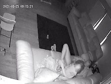 Excited Babysitter Caught Spy Webcam