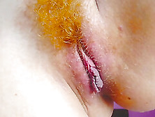 Home-Made Solo With Me Rubbing My Blonde Hairy Vagina