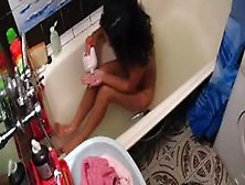 Hot Girlfriend Masturbating In Bathroom