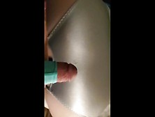 Amatuer Chunky Butt In Satin Twerks And Rides