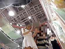 Shopping Mall Japanese Pantyhose Upskirt