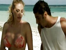 Italian Pornstar Vittoria Risi Plowed By 2 Sailors On The Beach