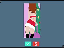 Lewd Mod Xxxmas [Pornplay Anime Game] Ep. One Censoring Flirting And Sexting For Christmas With A Alluring