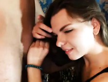 Balloon Fetish Brunette Dildos Her Pussy On Webcam