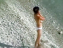 Blowjob And Swallow On The Beach