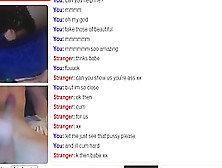 Lucky Dude Hits The Omegle Jackpot.  Cybersex Girl Threesome !!!