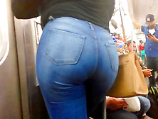 Cute Ebony Teen Ass In Jeans