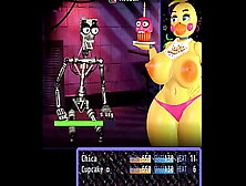 Chica Can't Stop Getting Sexed By Endo! (Chica's Horny And Wild Night 0. 0. One. Two)