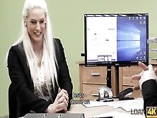 Loan4K.  Yummy Porn Actress Makes It With The Cash Lender Into His Office