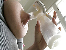 Busty Milf Katerina Milking Her Big Boobs - Fetish Lactation
