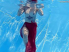 Mimi Cica - Swimming Pool Hot Erotics With Dressed Up
