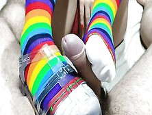 Rainbow Socks Turf Job