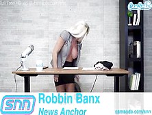 Camsoda News Network Mom Reporter Reads Out News As She Ride The Sybian
