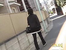 Boob Sharking Shows A Lovely Japanese Chick On The Street