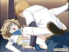 The Schoolgirl Gets Scared And Gets Cock In