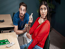 Violet Myers & Lucas Frost In Violets Backpack Hack - Brazzers