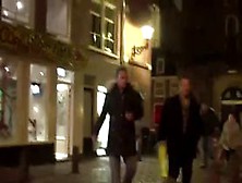 Euro Prostitute Gobbles A Sex Tourists Cock