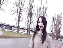 German Scout - Flexible Shy Small Cunt With Mouth Pickup And Fucked At Real