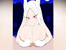 Boku No Hero - Miruko Plays With A Penis With Her Melons