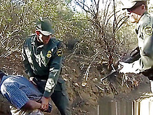 Border Police And Male Cop Strip Mexican Border Patrol Agent Has His Own