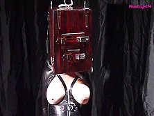 Head In Box Bondage With Multiple Shaking Orgasms