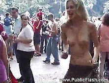Girls Dancing Naked In Public