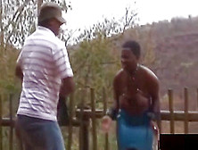 African Teens Enjoy Getting Abused Outdoors