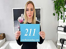Sexy Blonde Cock Eater Shines In Casting