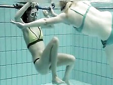 Loris And Okunewa – Lesbians Swimming Underwater