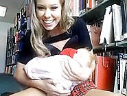 Hot Blonde's Masturbating On Webcam