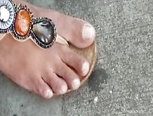 Candid Indian Girl Feet Need A Pedi 2