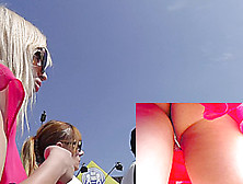 Amateur Public Upskirt With Delicious Blonde Bombshell