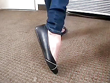 Shoejob With Ballet Flats