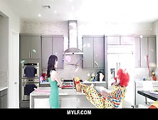 Mylf - Sexy Cougar Gets Fucked By A Big Dick Clown