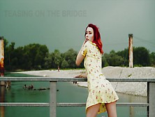 Teasing On The Bridge - Elin Flame - Met-Art