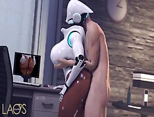 Happy Lover Testing New Sex Toy Robot Two