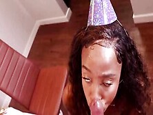 Majiik Montana Give Skinny Bimbo Mena Carlisle Rough Penis For Her Birthday