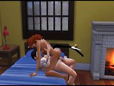 Jumped On The Member Of Her Favorite Teacher After Graduation | Sims 4 Sex
