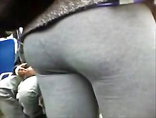 Taut Grey Pants On The Street Candid Ass Video