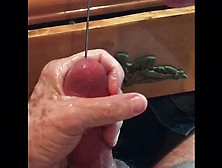 Urethral Sounding Using Milked Cum For Lube