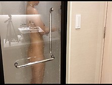 Sexy Teenie Lady Get Shower Time.  Relax Series.