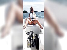Flashing Cunt On A Boat Trip